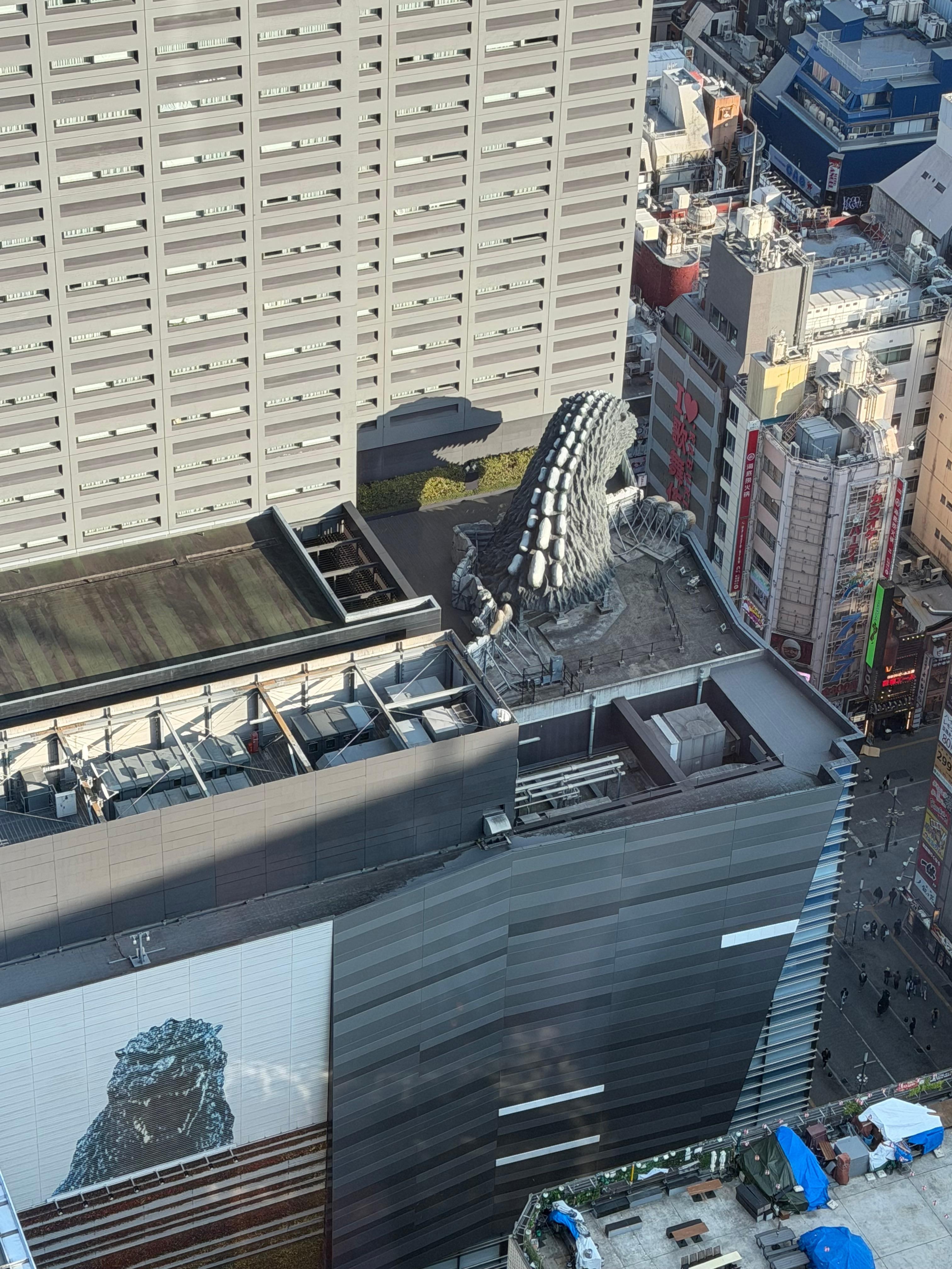 View from our room on 28th floor. 