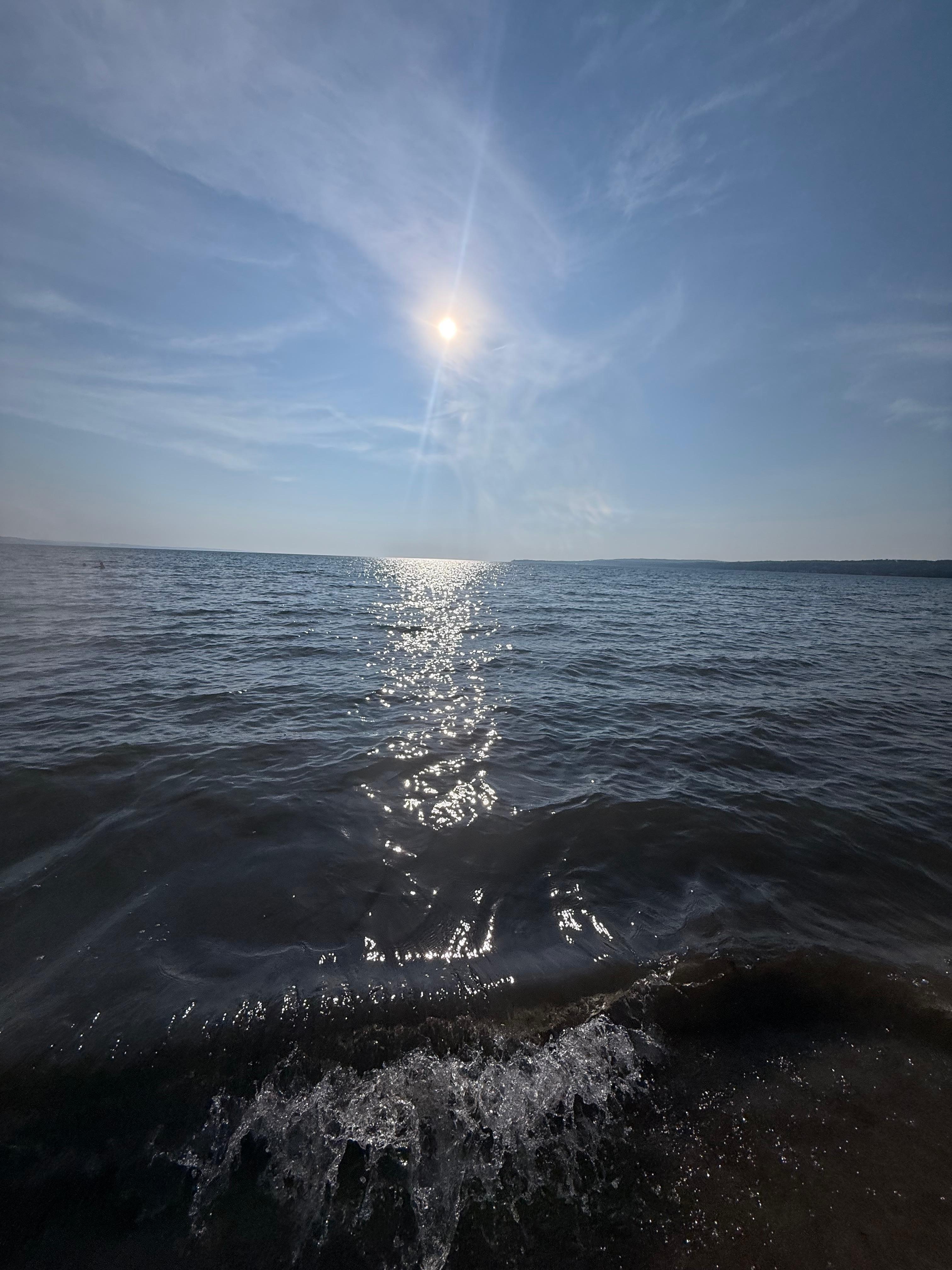 Lake Michigan at Petoskey State Park.