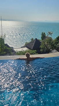 Aussicht vom Pool der Villa