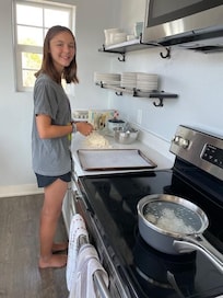 Making scones with fresh picked blueberries from Blueberry Hill! Worth a visit!