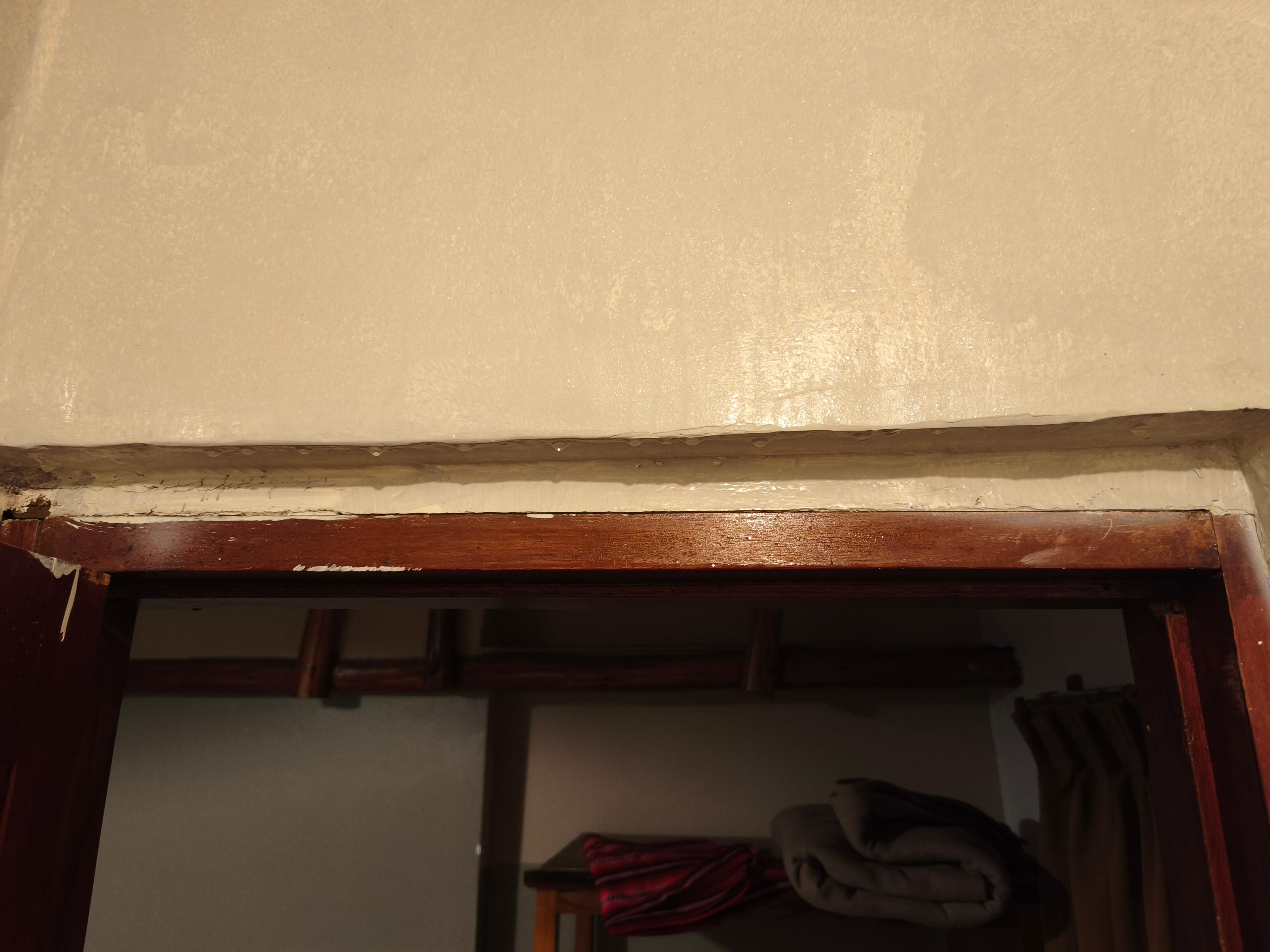 Condensation at the door