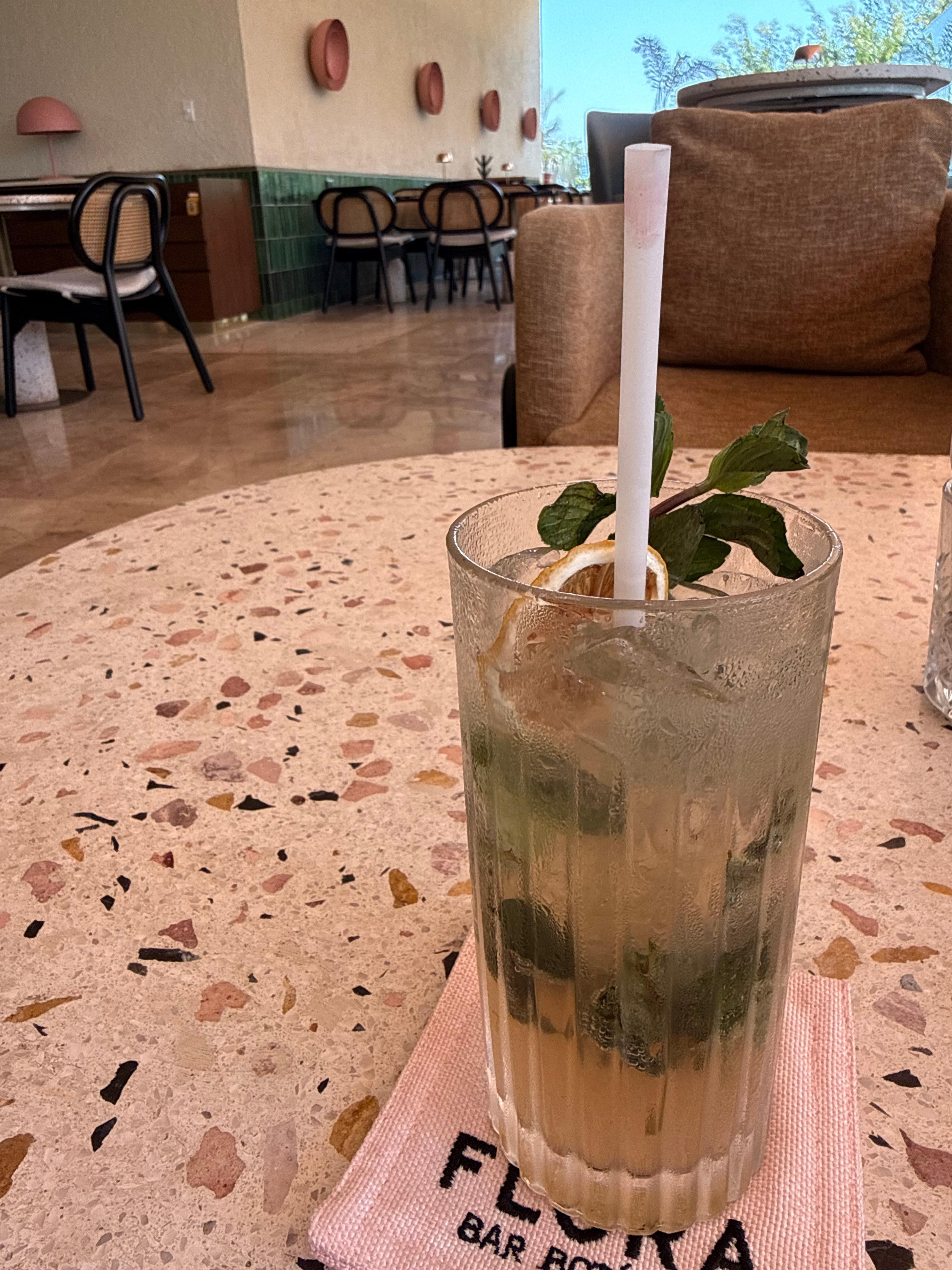 Mojito at Flora bar. 