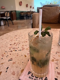 Mojito at Flora bar.