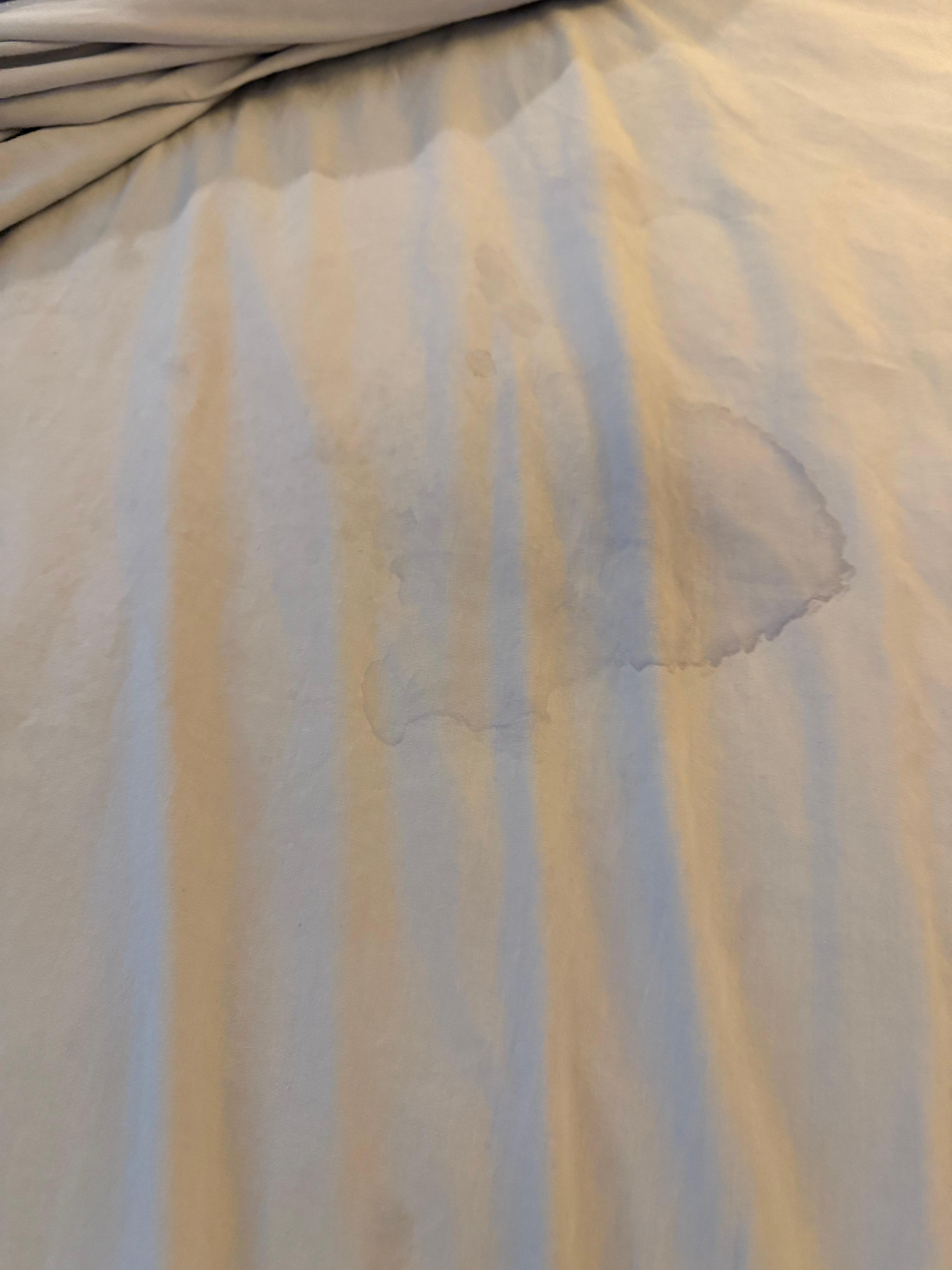 Stains under covers