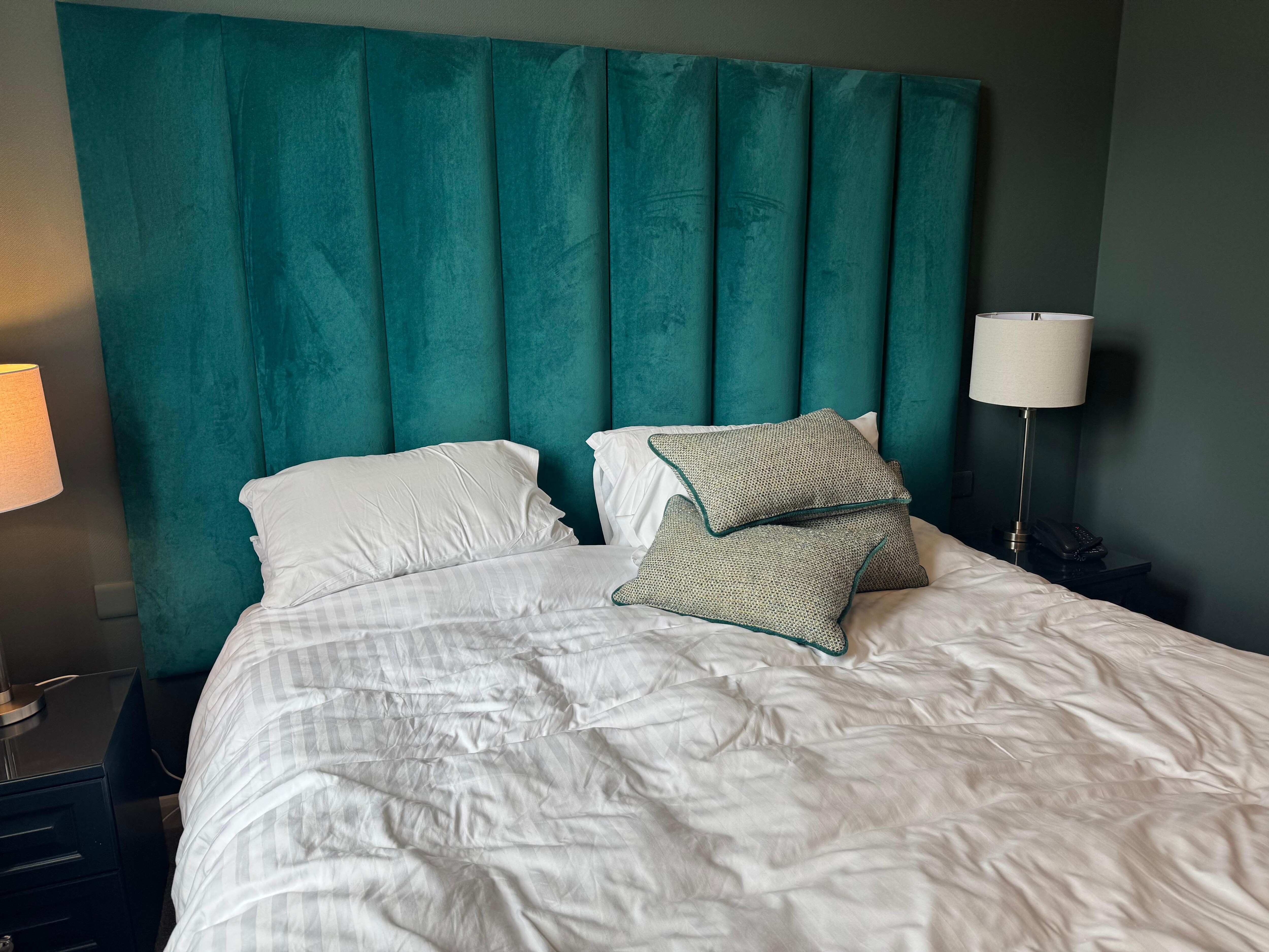 Large bed in room eight