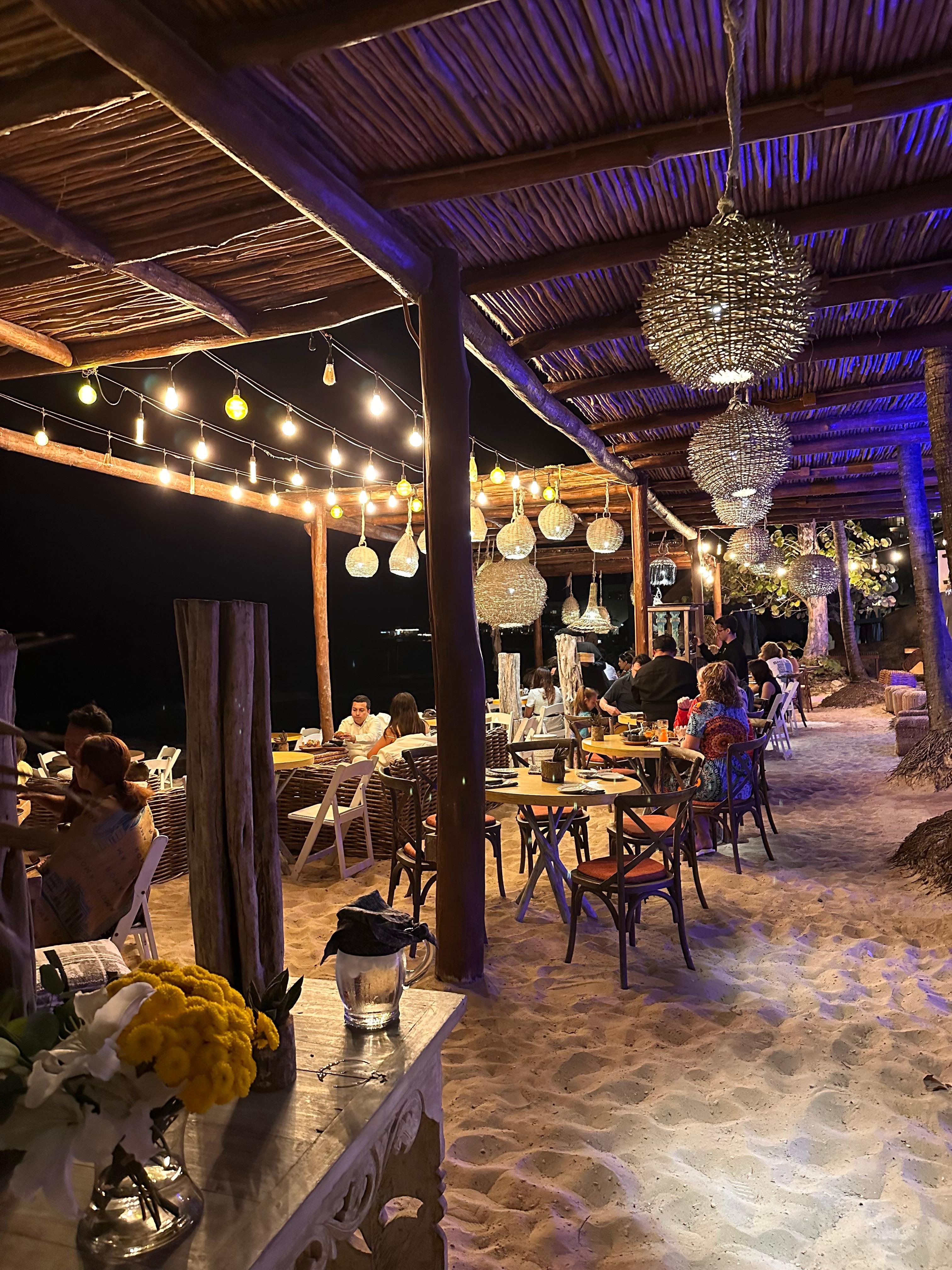 Restaurant on the beach