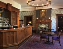 Hotel bar.