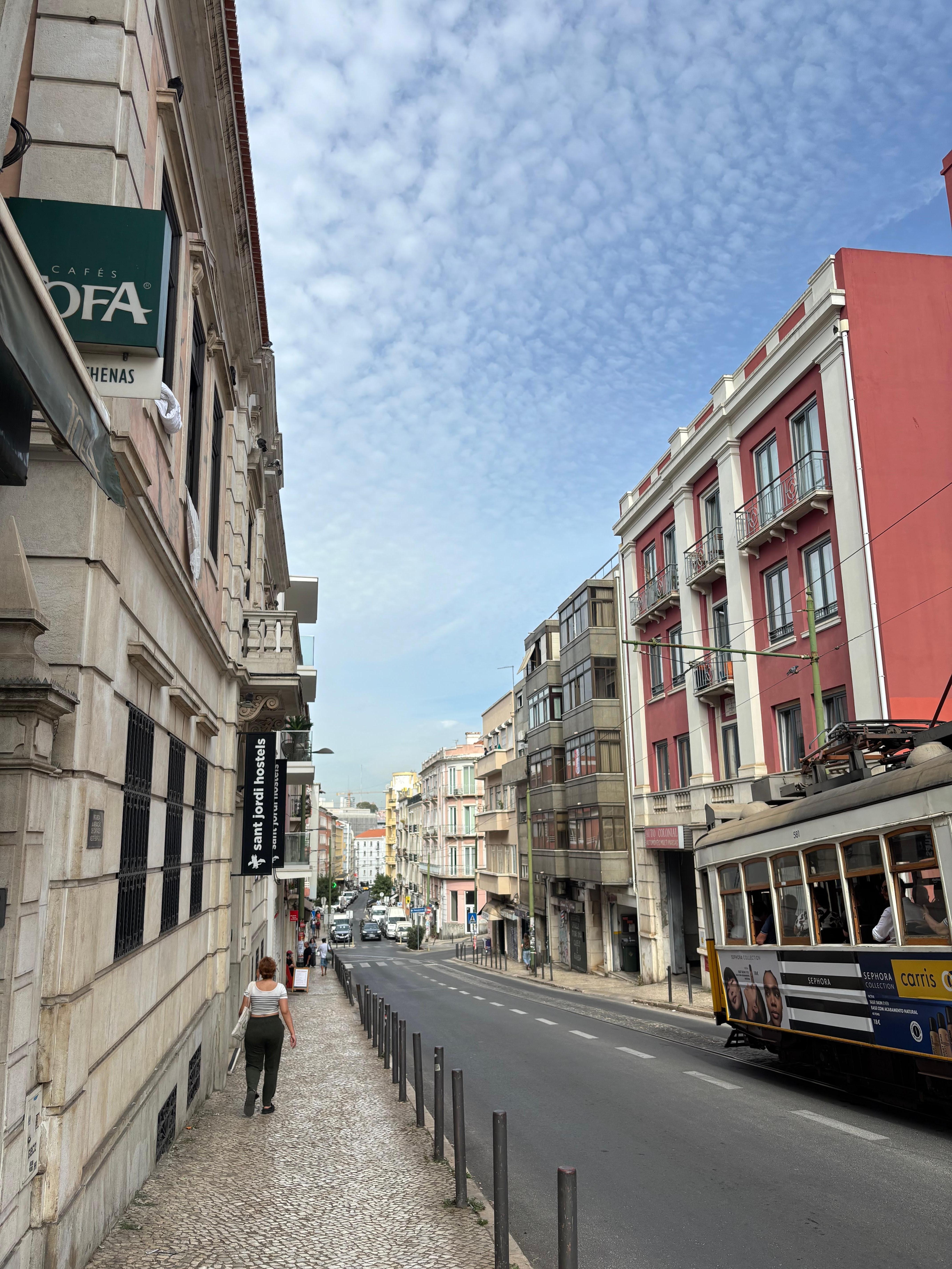 Just outside the hostel 