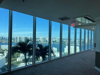 View from 26th floor elevator lobby looking west