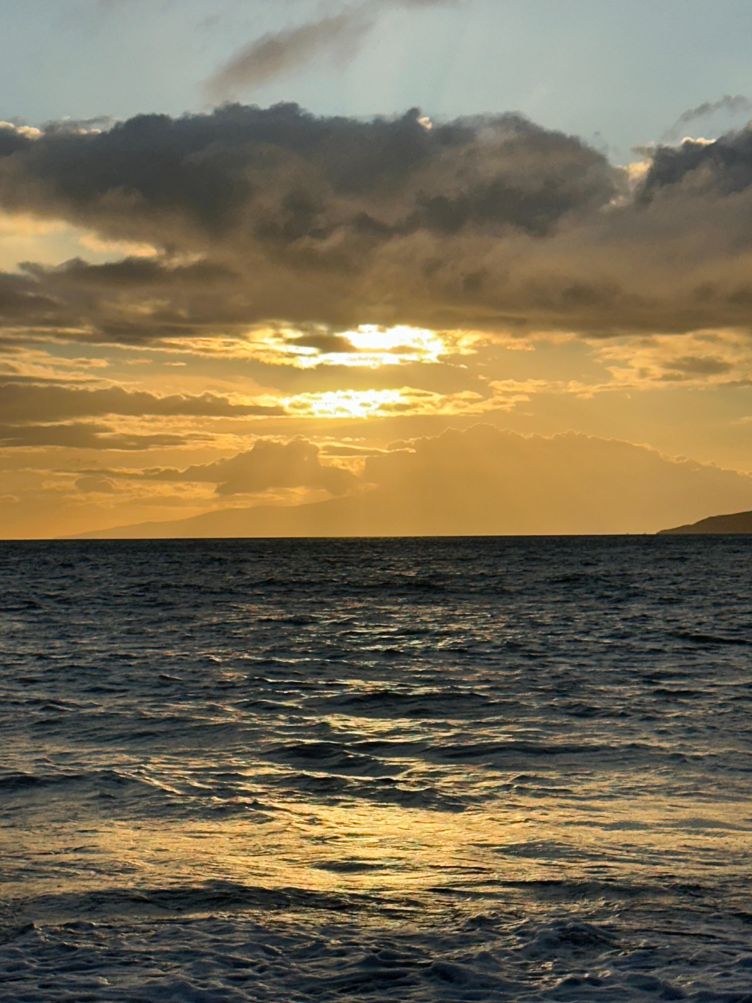 Sunset from the condo beach