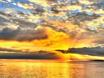 Stunning sunrises from top floor