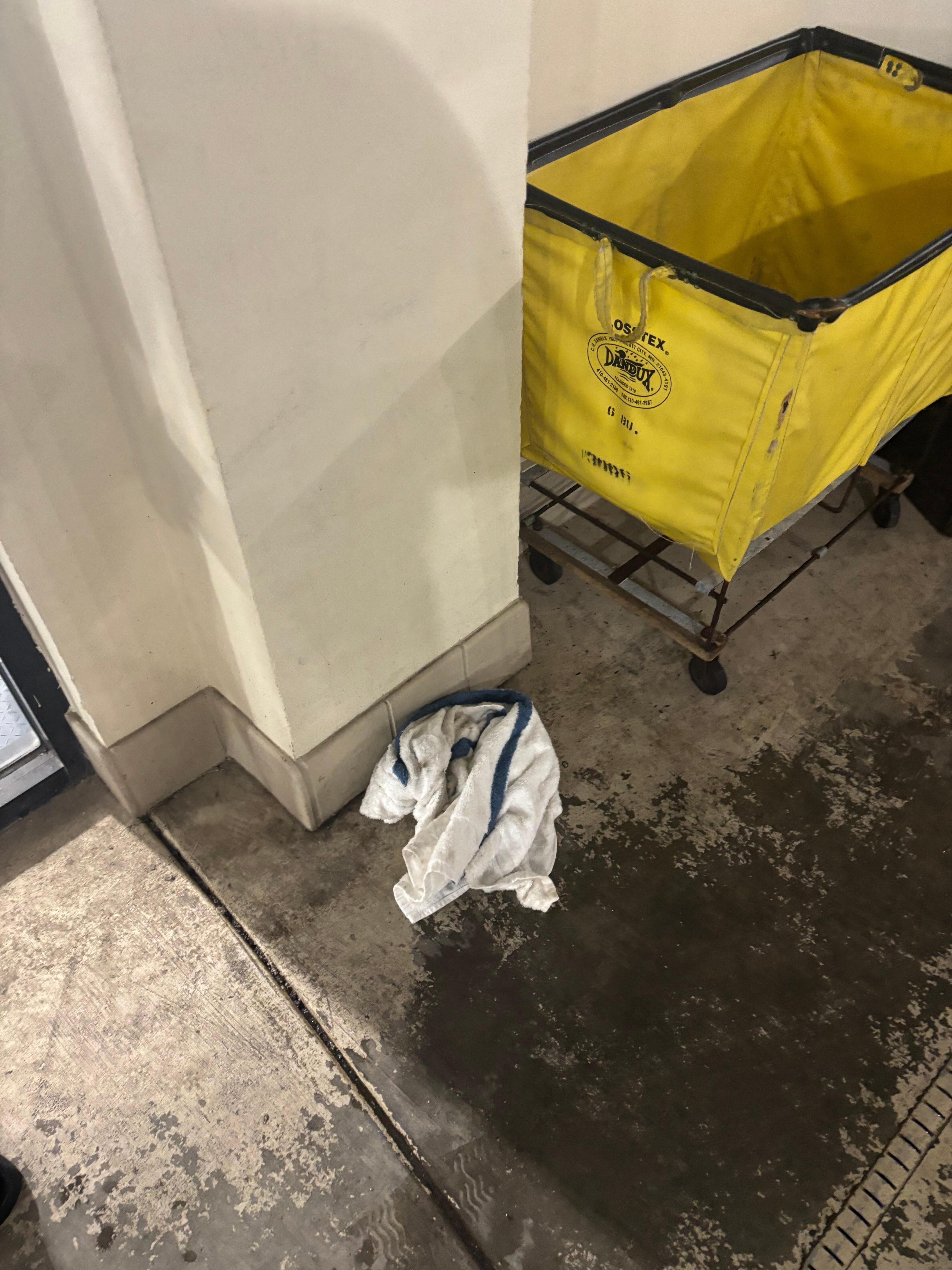 Dirty pool area