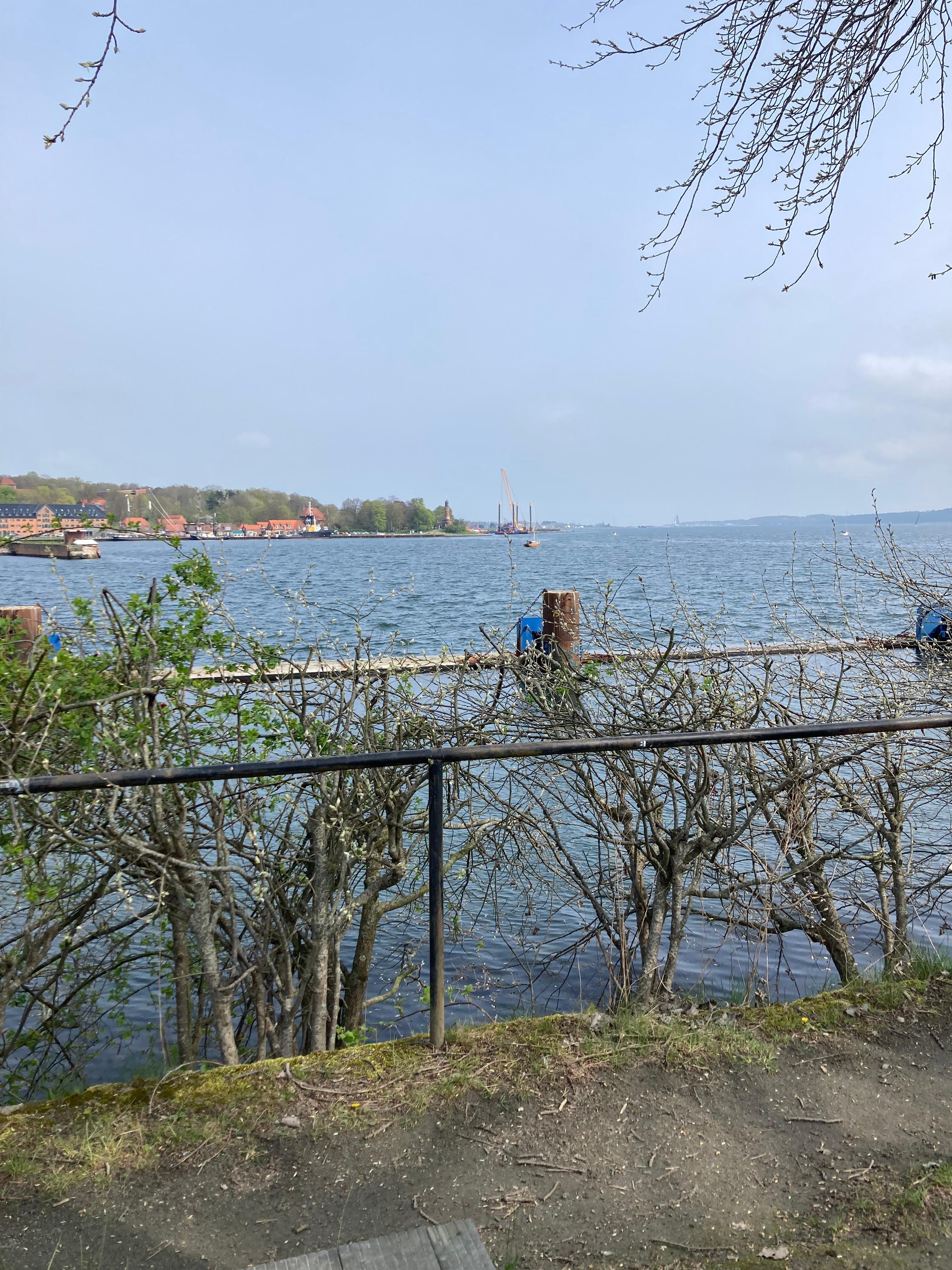 Mündung beim Nord-Ostseekanal