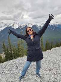 Top of the Banff gondola area, off the Boardwalk.