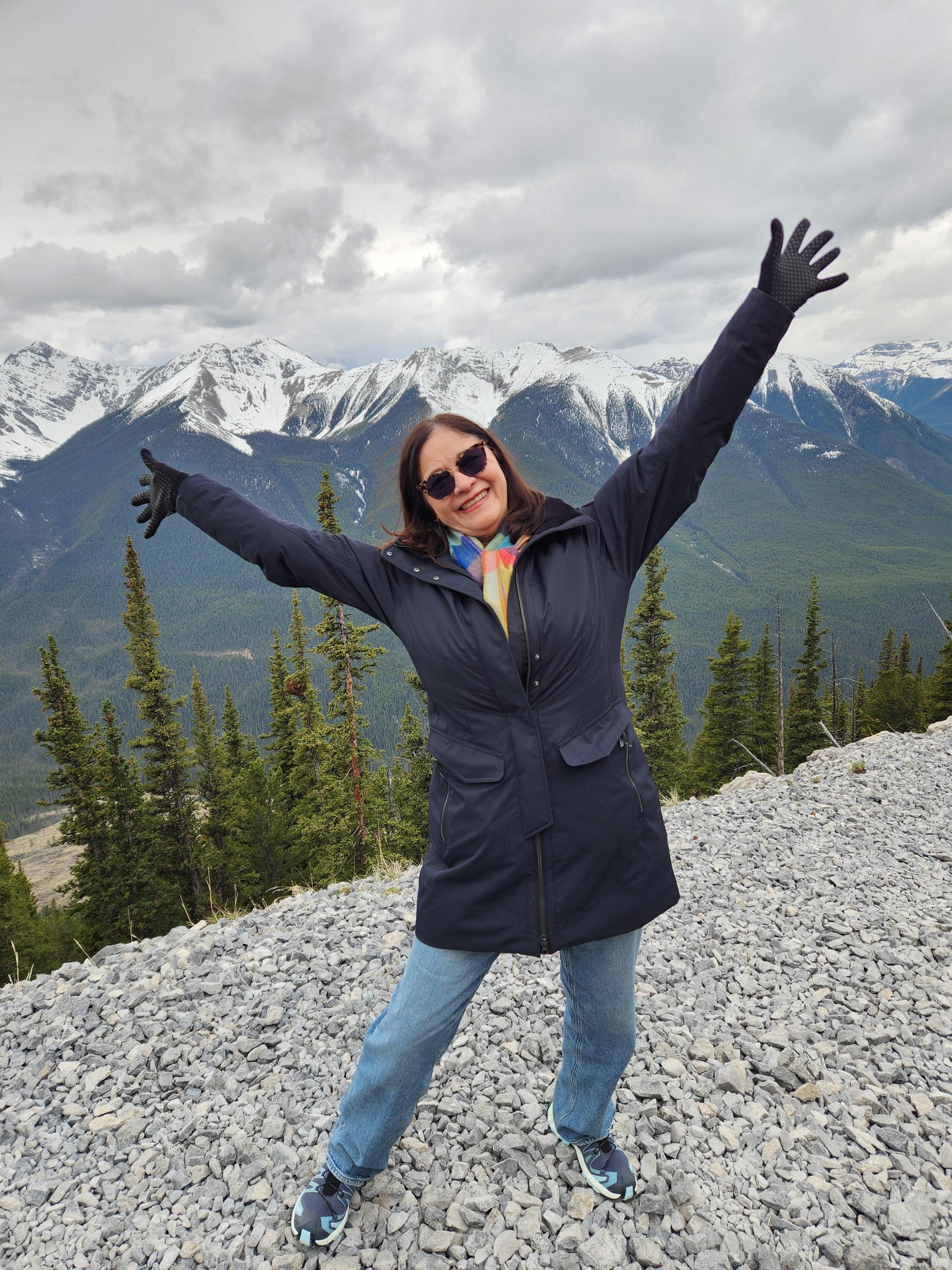 Top of the Banff gondola area, off the Boardwalk.
