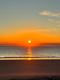 Sunrise from the enclosed porch