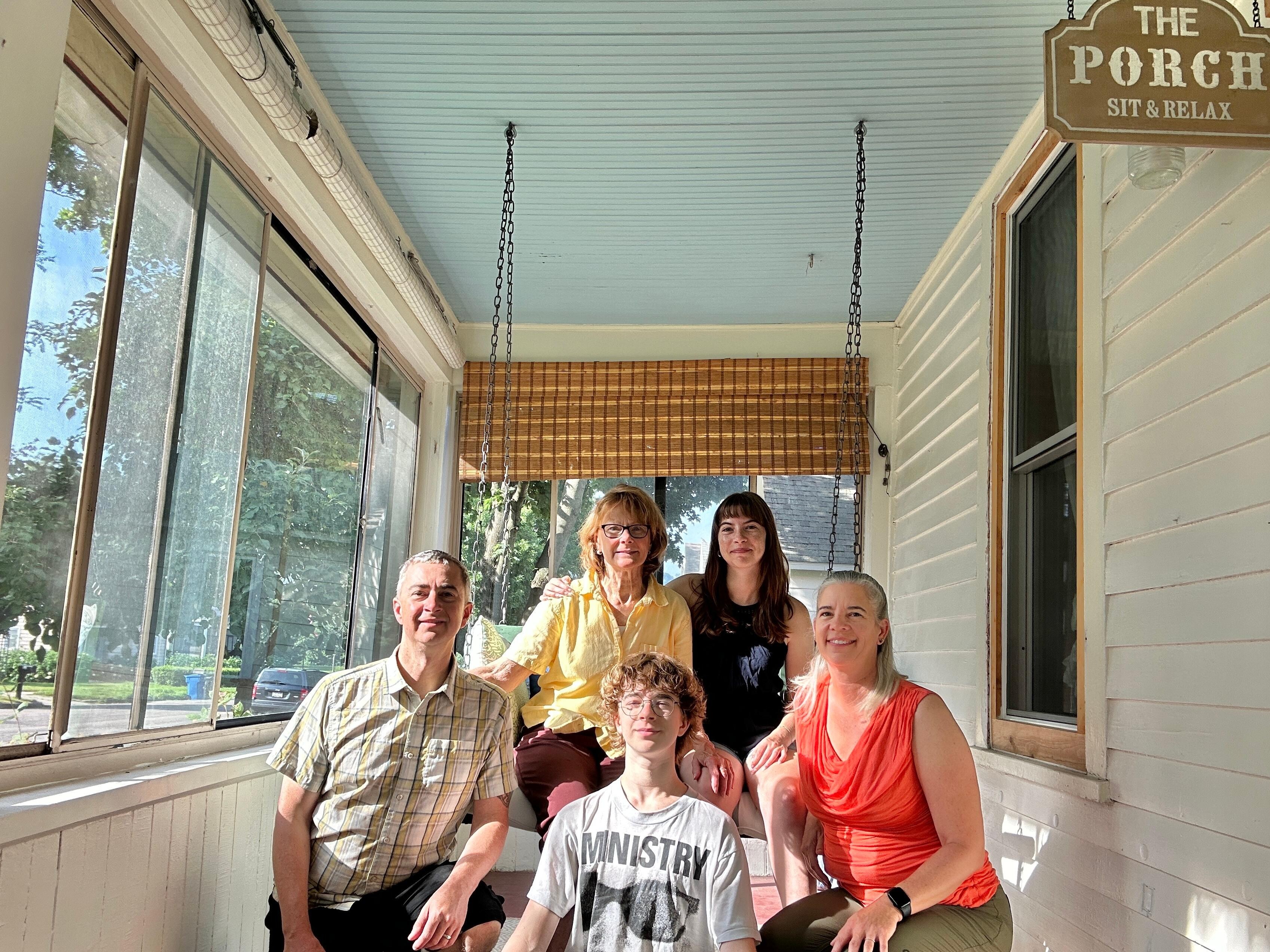 The lovely porch