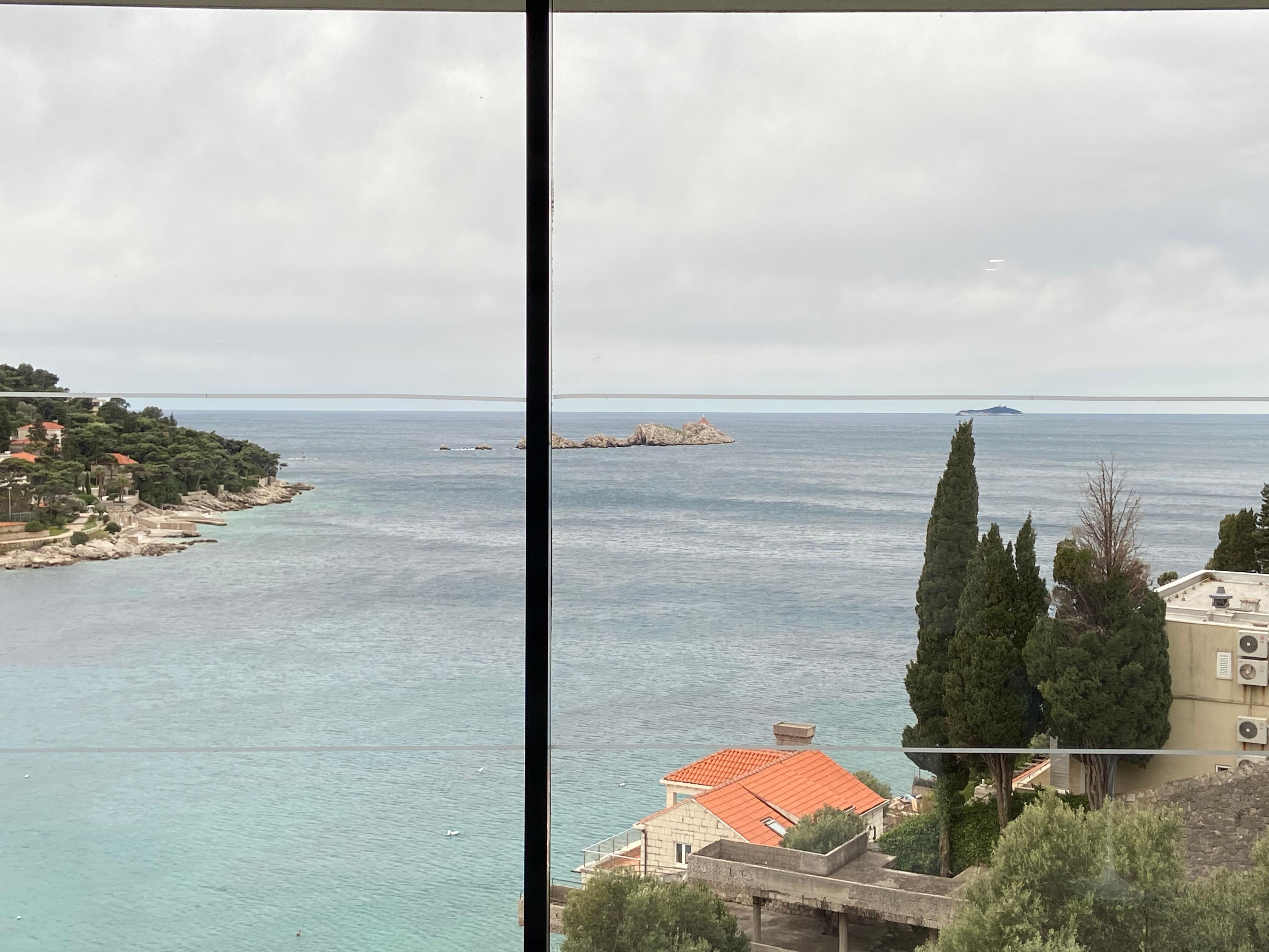 Photo of the view from the lobby 