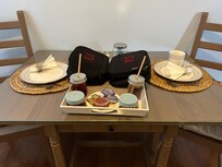 Breakfast delivered to our room!