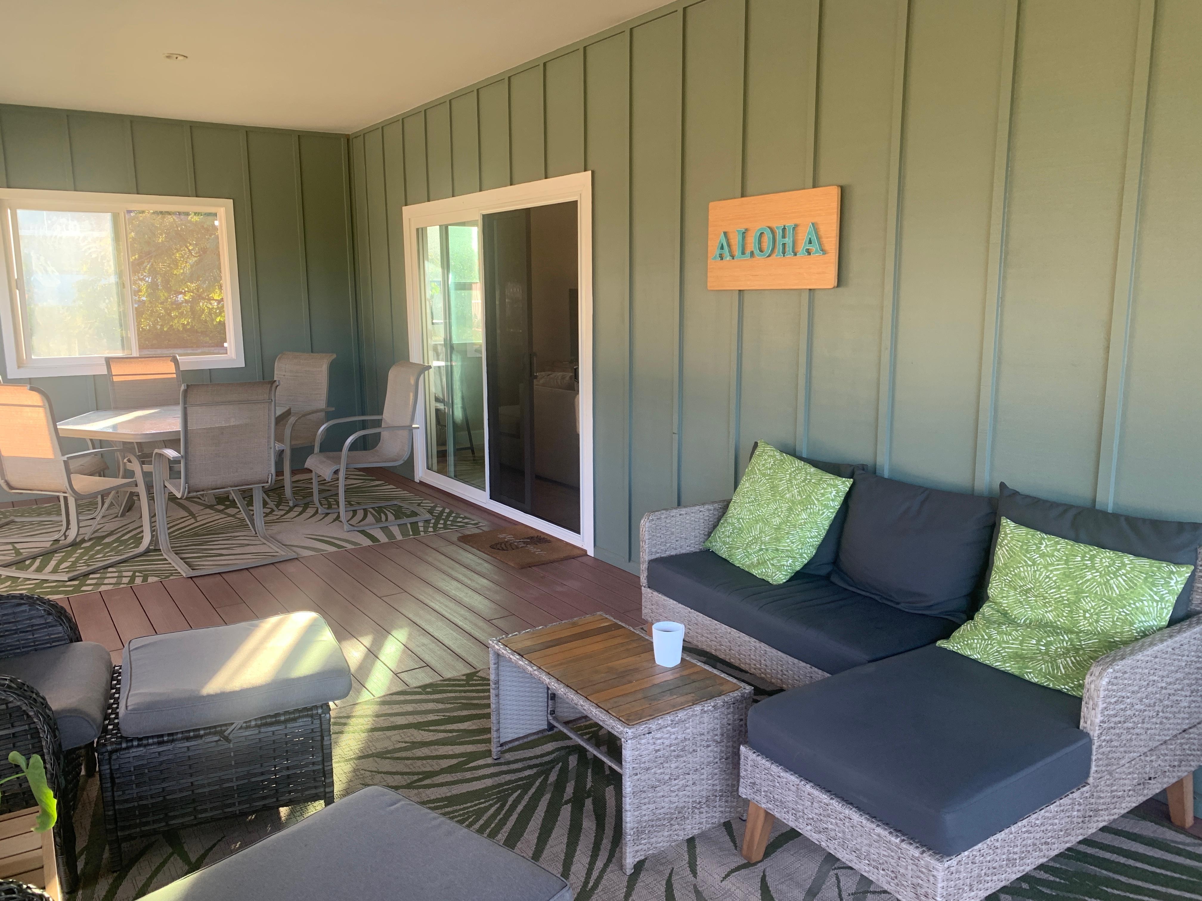 A nice deck even we didn’t enjoy it much as we were outside most of time