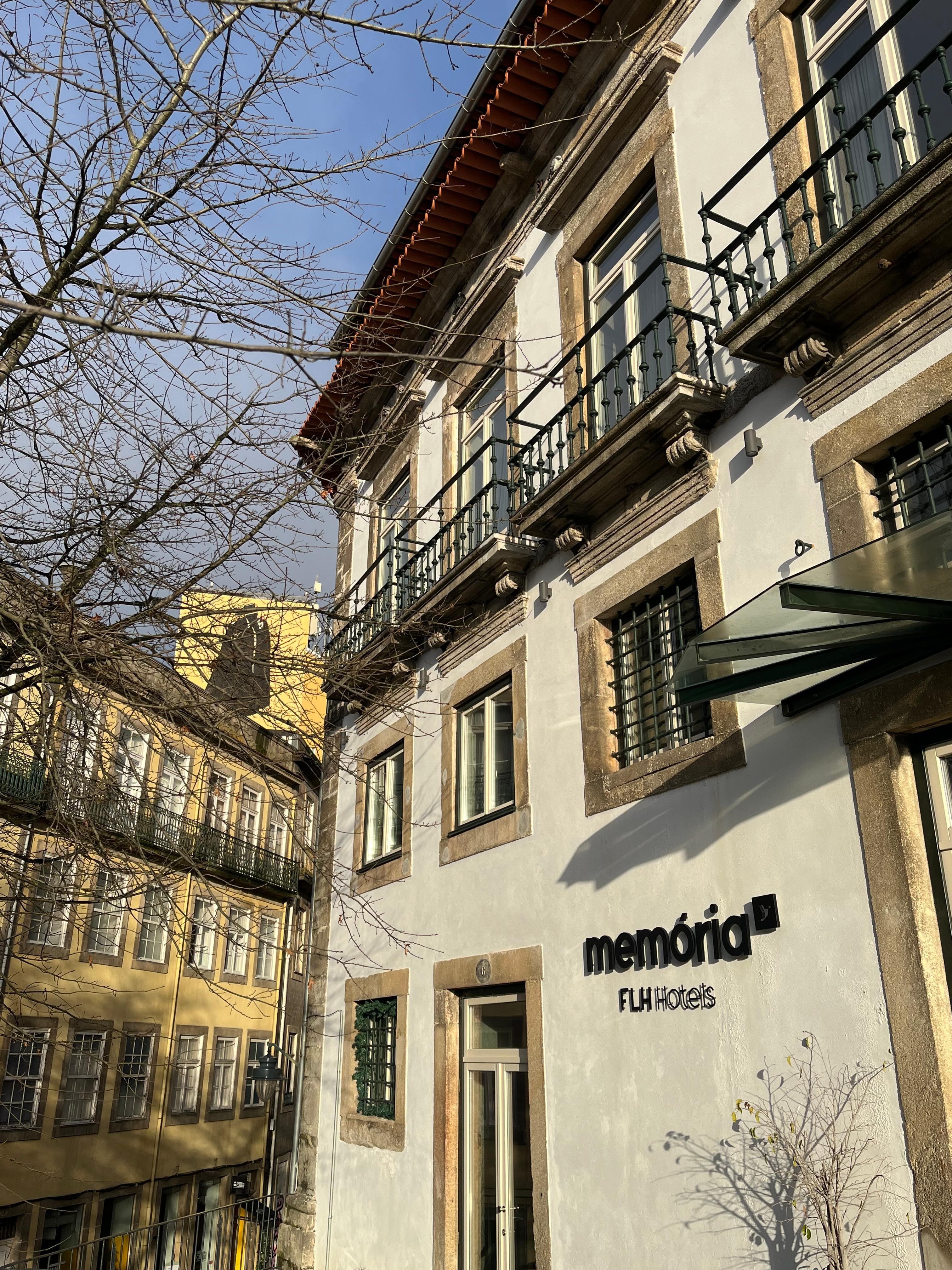 View of hotel from street 