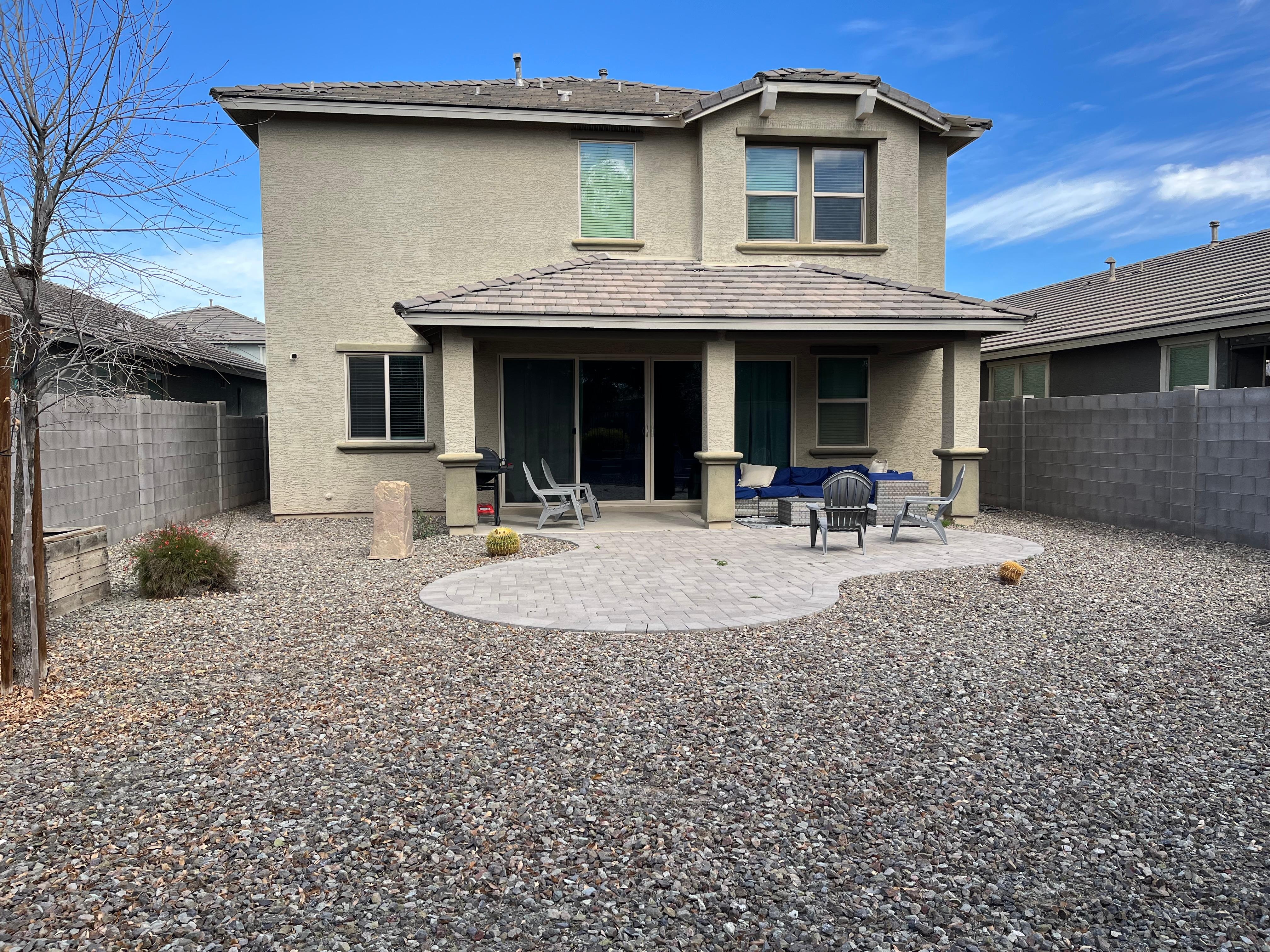 Back view. Verry quiet and comfy!  Grill worked great!