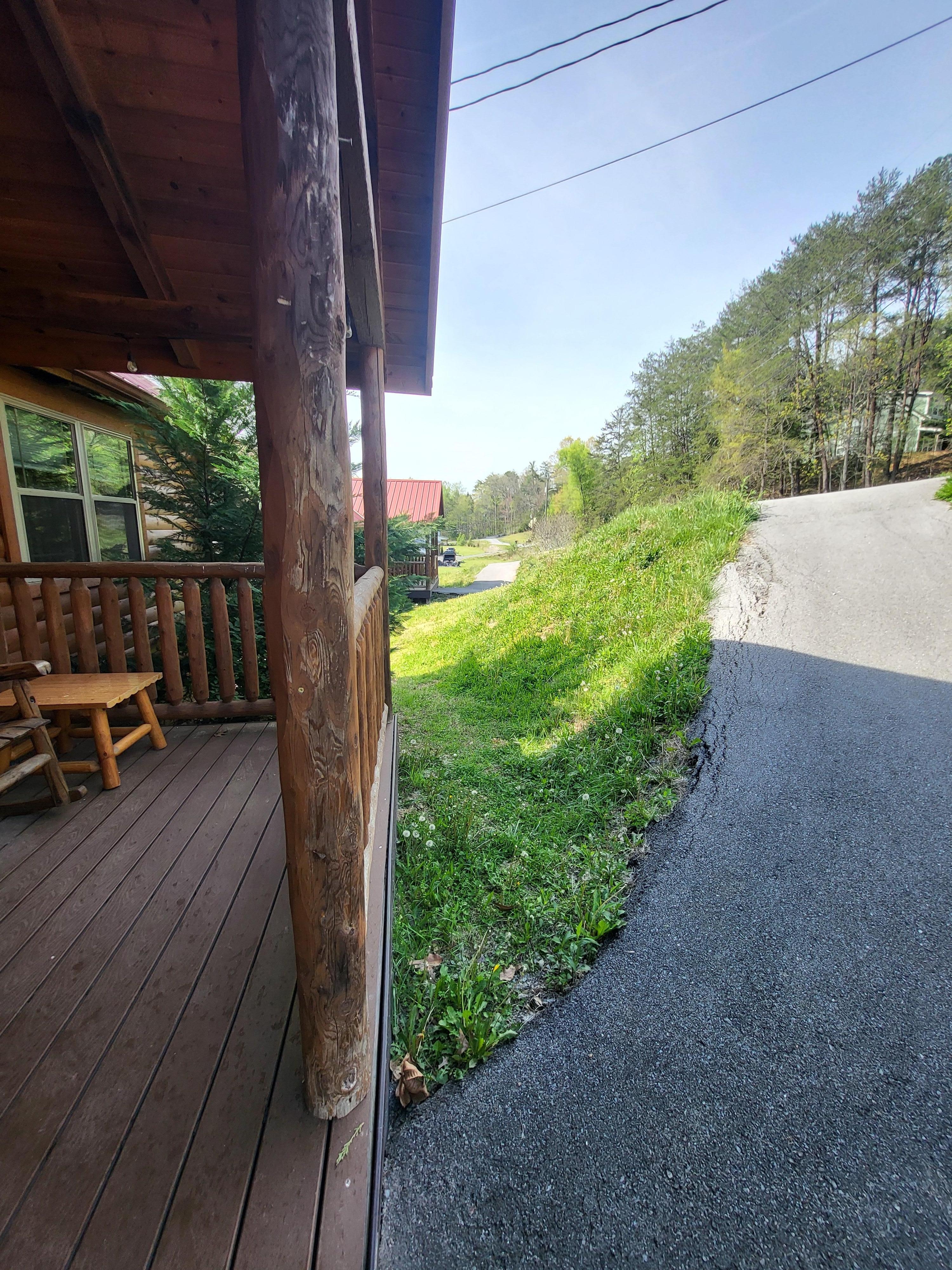 Steep driveway