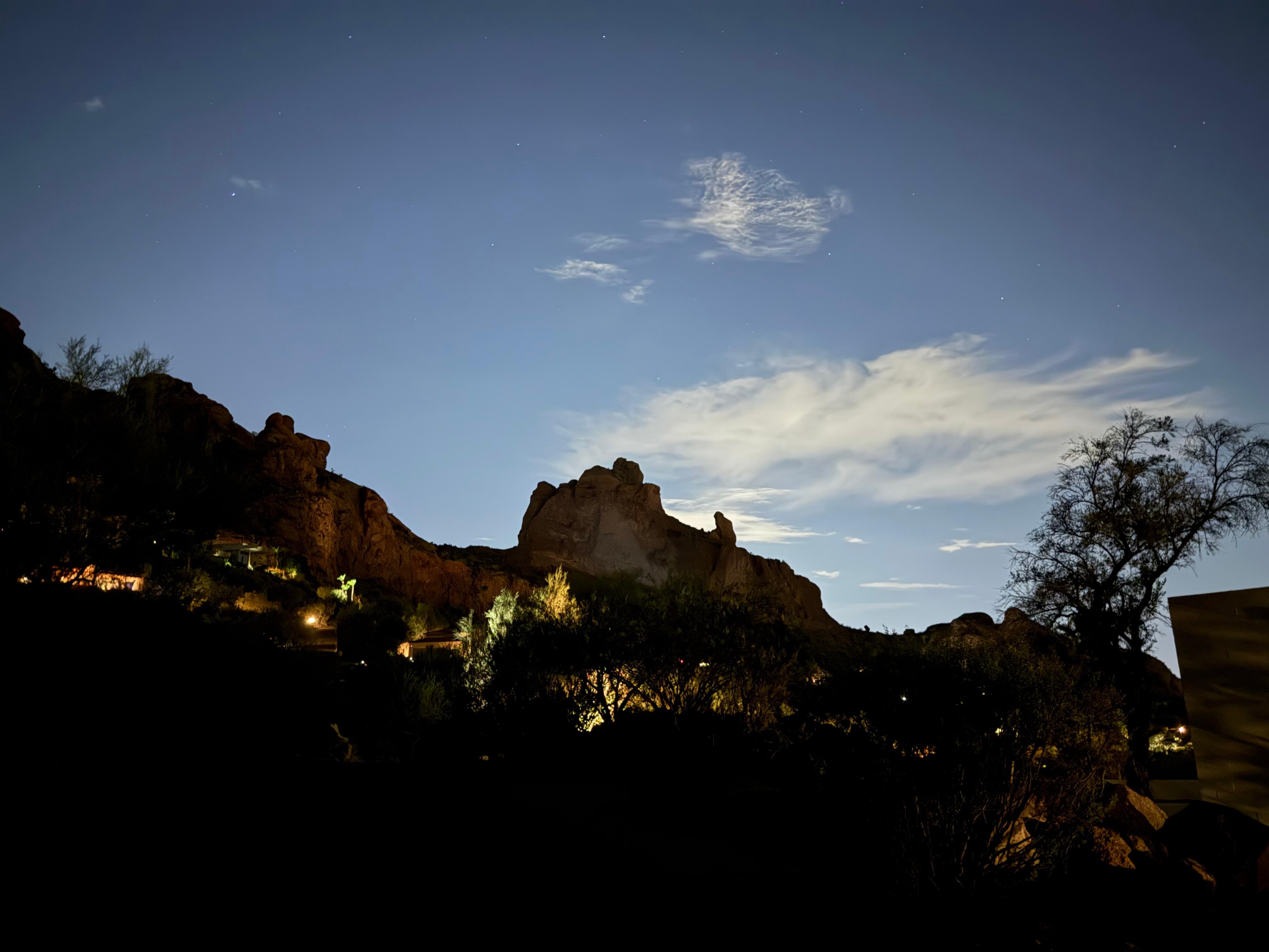 Camelback Mountain View from the casita.