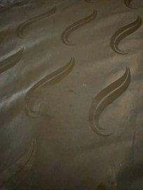 All the bedding was dirty and stained in every room.