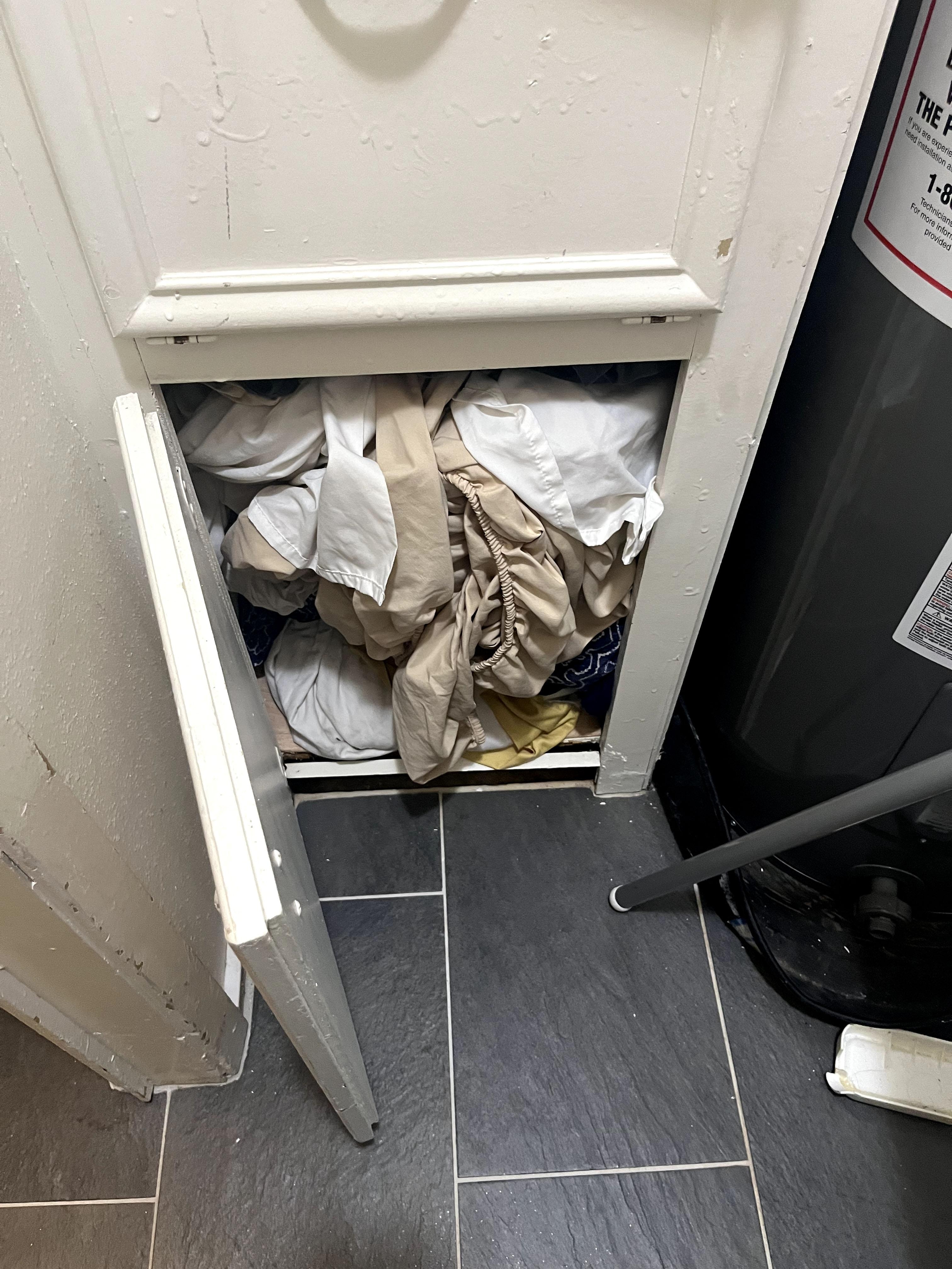 dirty linens in house