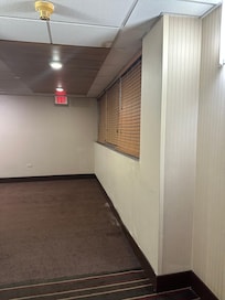 Gross carpet and ceiling