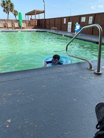 Pool was unclean and unsafe