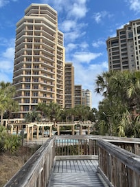 View from beach