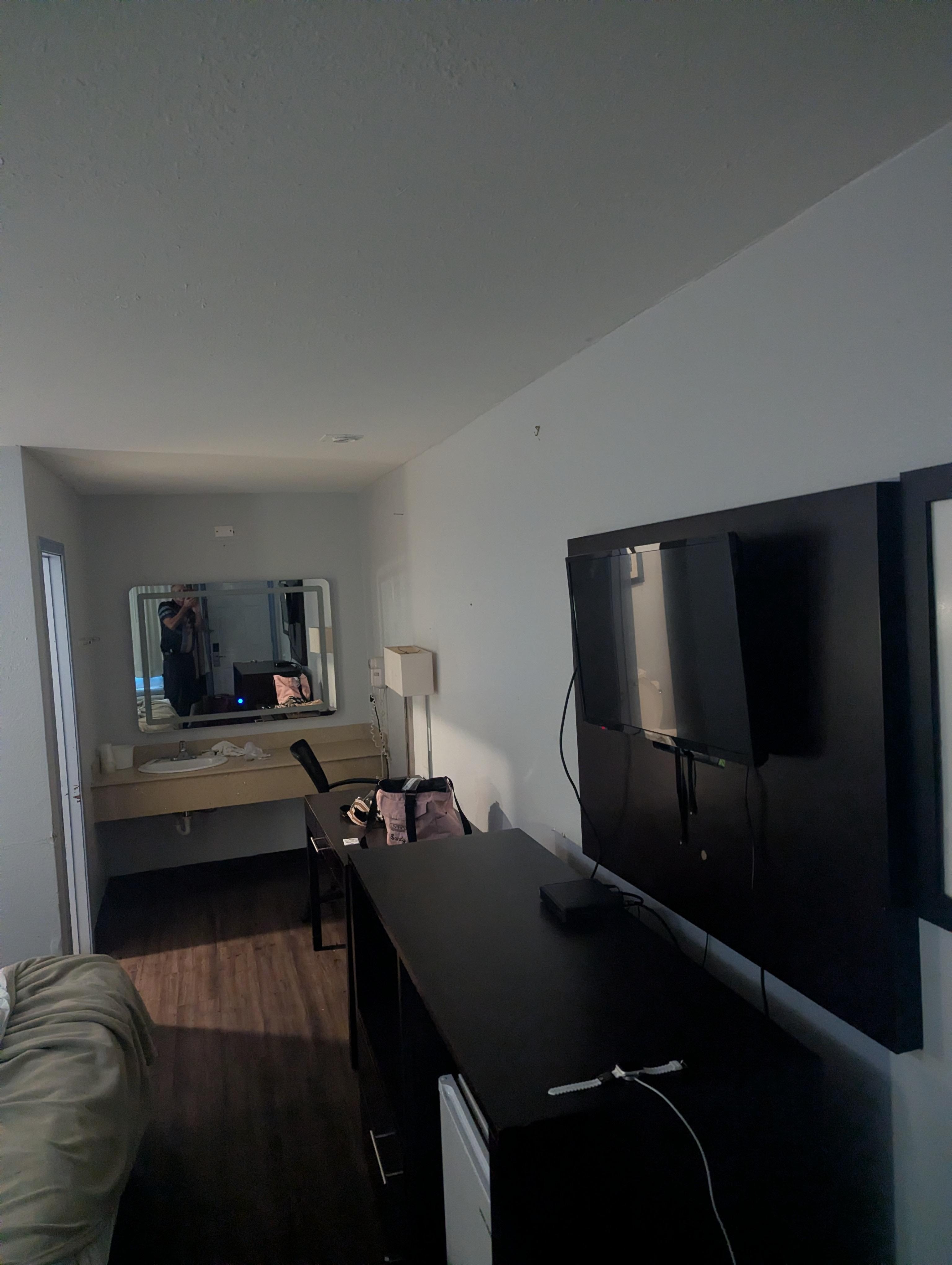 Filthy room light switches covered 