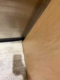 Inside elevator