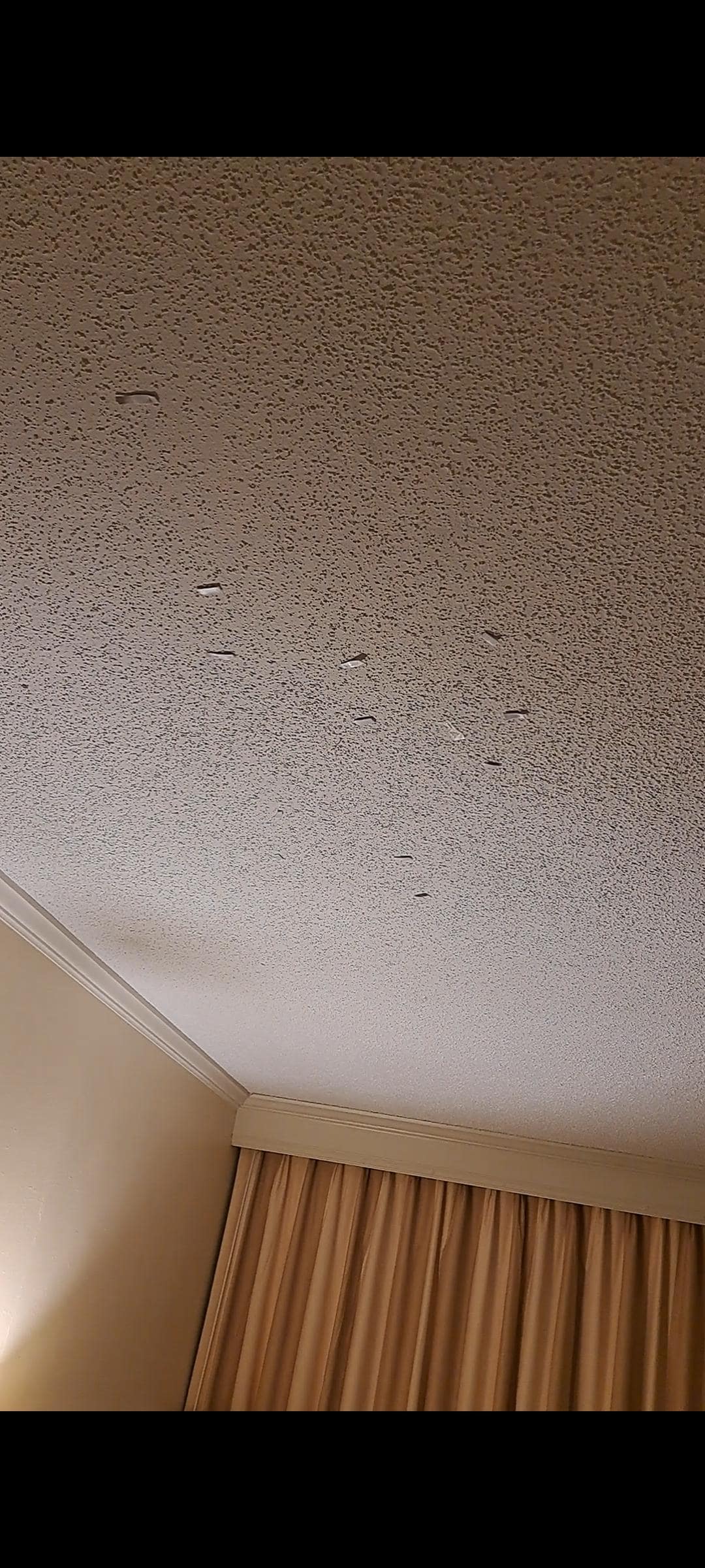 Tape on the ceiling 