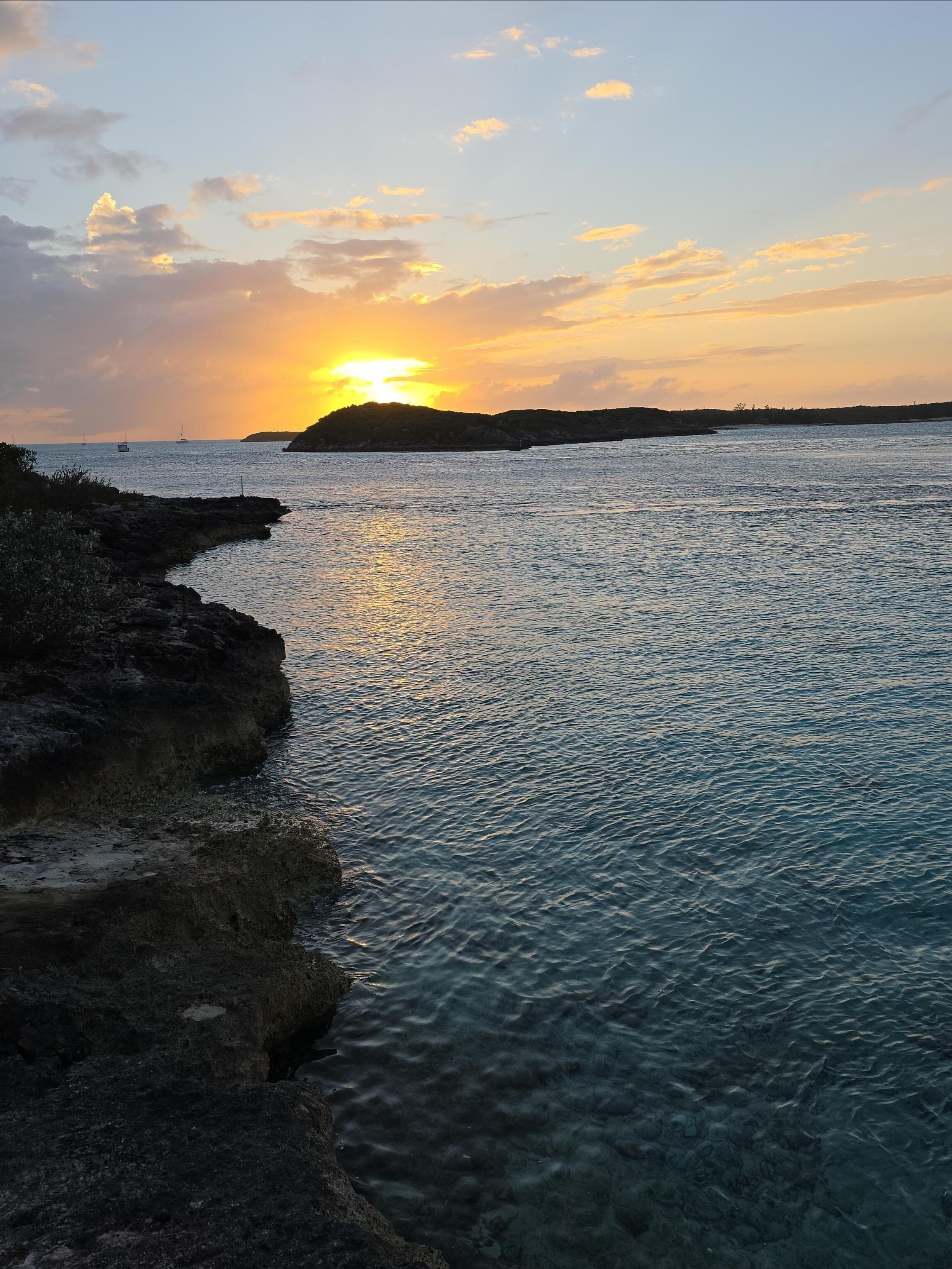 Sunset from patio