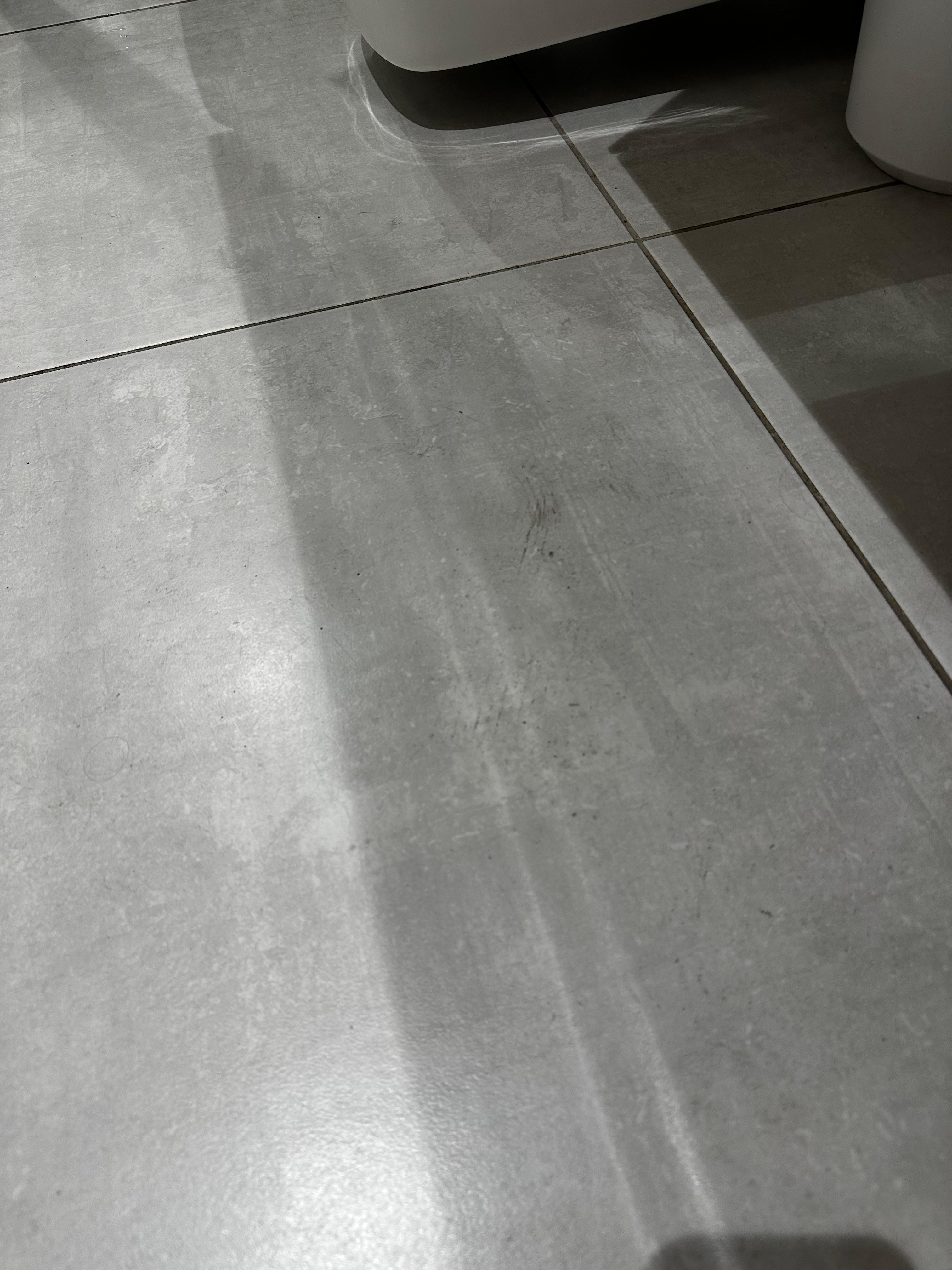 The floors were very dirty