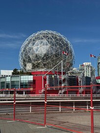 The Science Center just across False Creek.