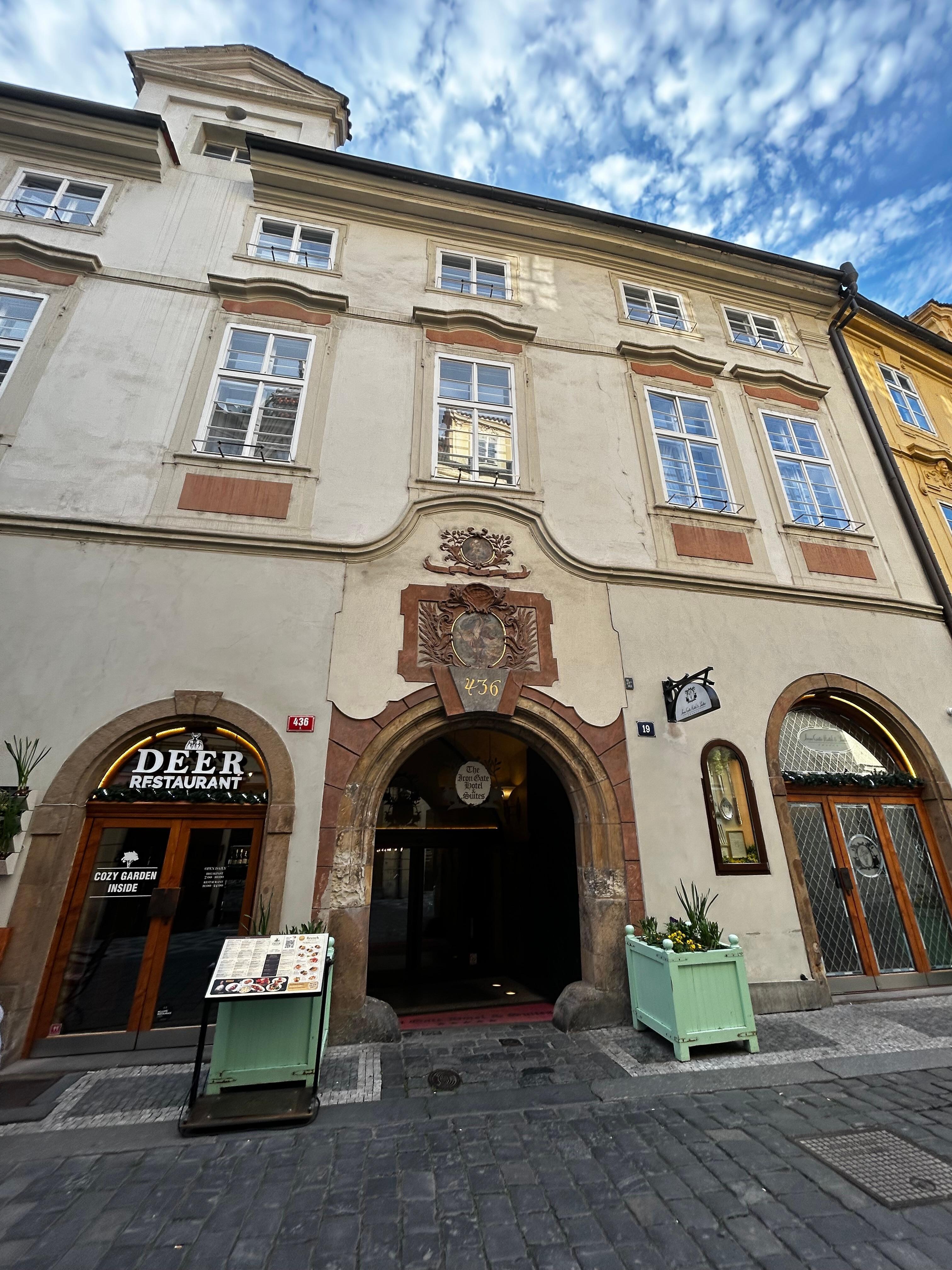 Façade de l'hôtel