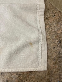 dirty towel