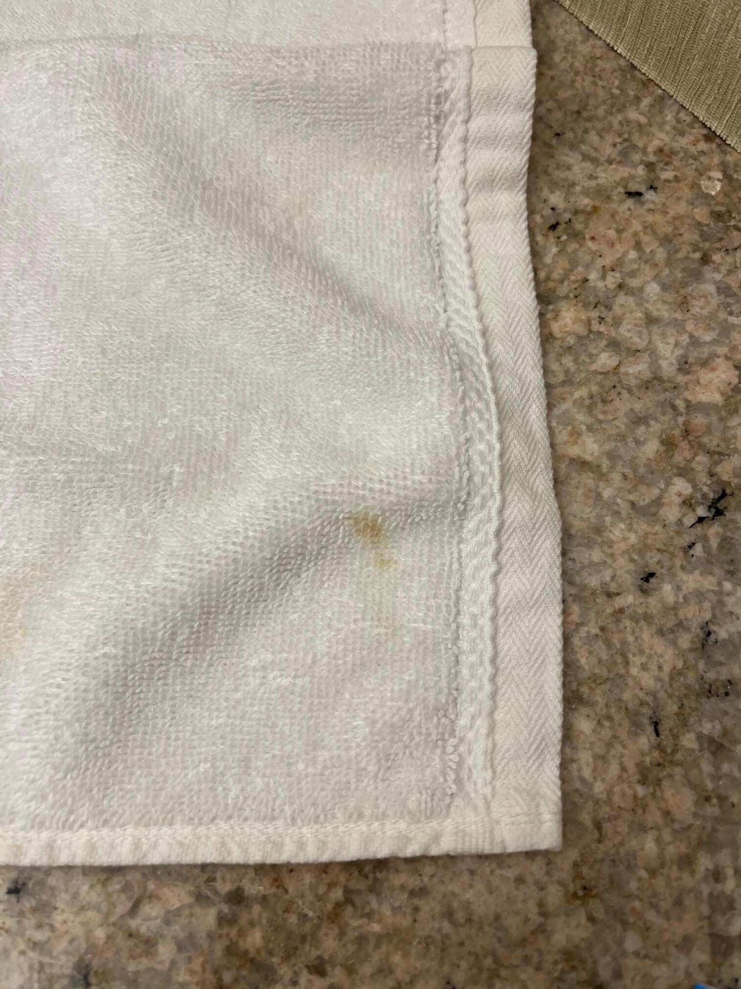 dirty towel