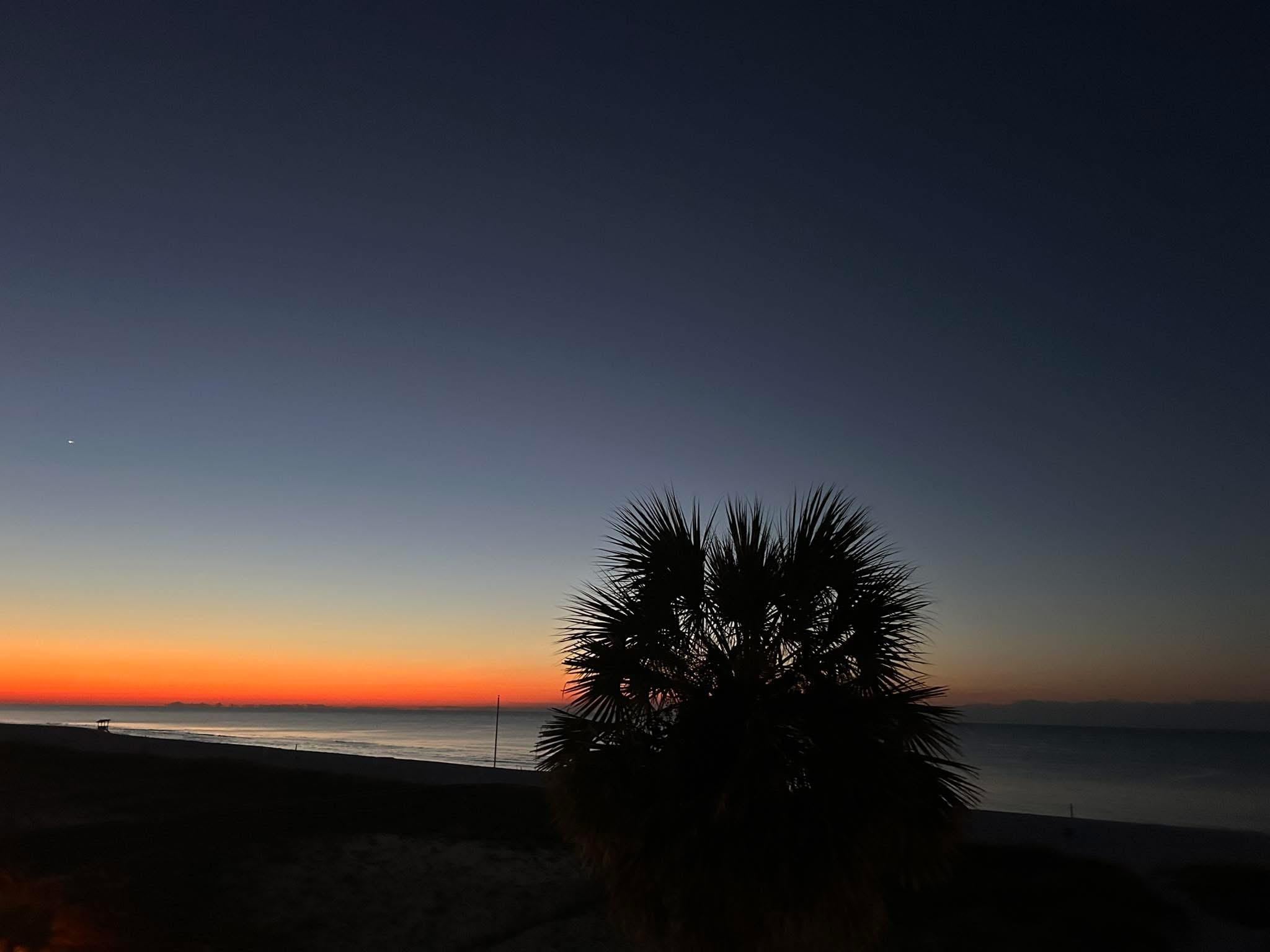 Sunrise from the Balcony. Absolutely BEAUTIFUL!
