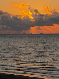 Sunrise from the balcony