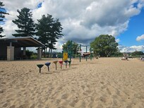 Beach down the street