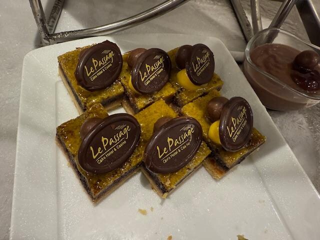 Amazing desserts at the lunch buffet
