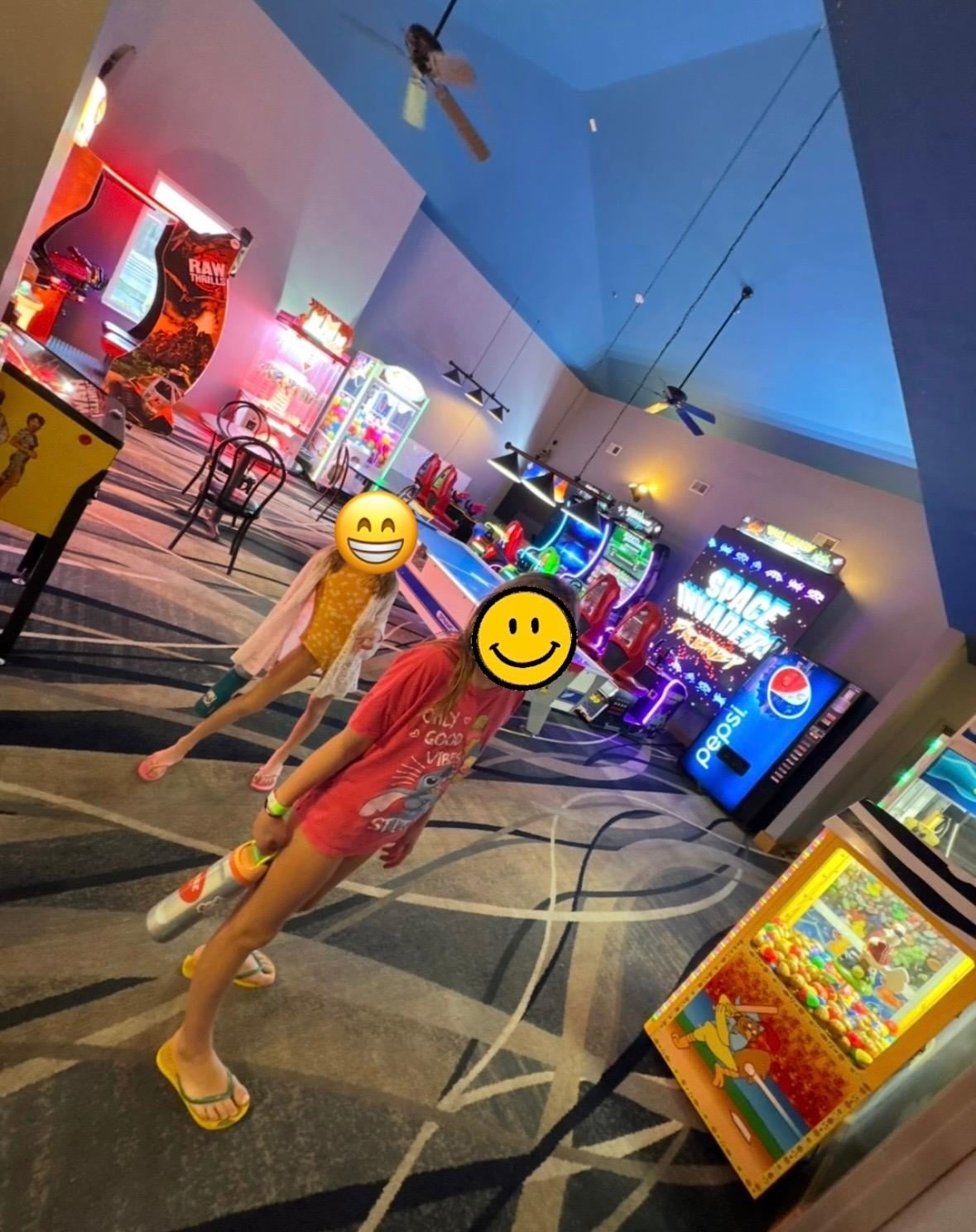 Arcade game area