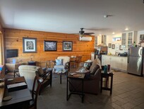Living room/kitchen combo.
