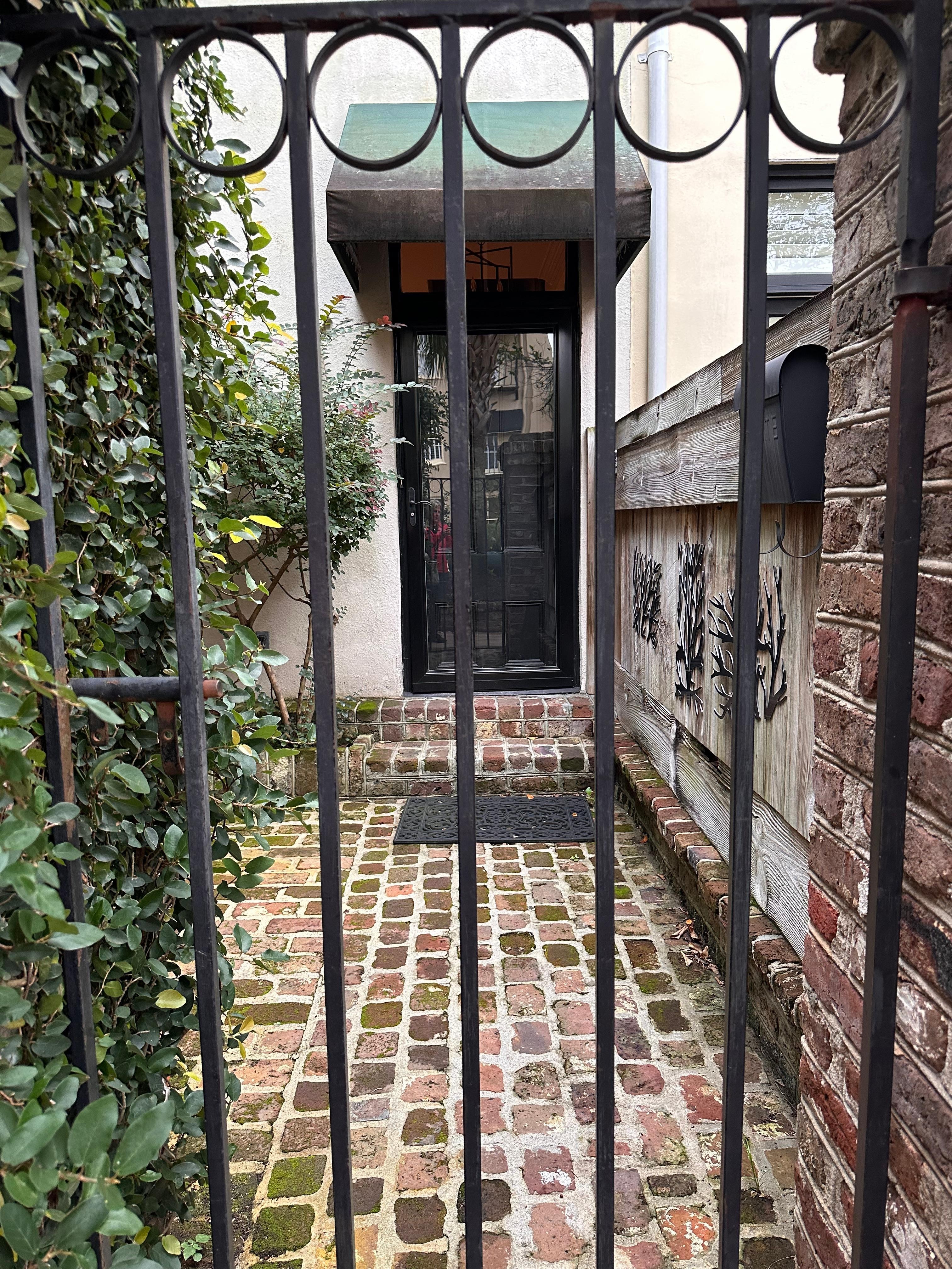 Private entrance.  Felt very secure 