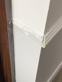 Poor maintenance of room. Dated and worn.